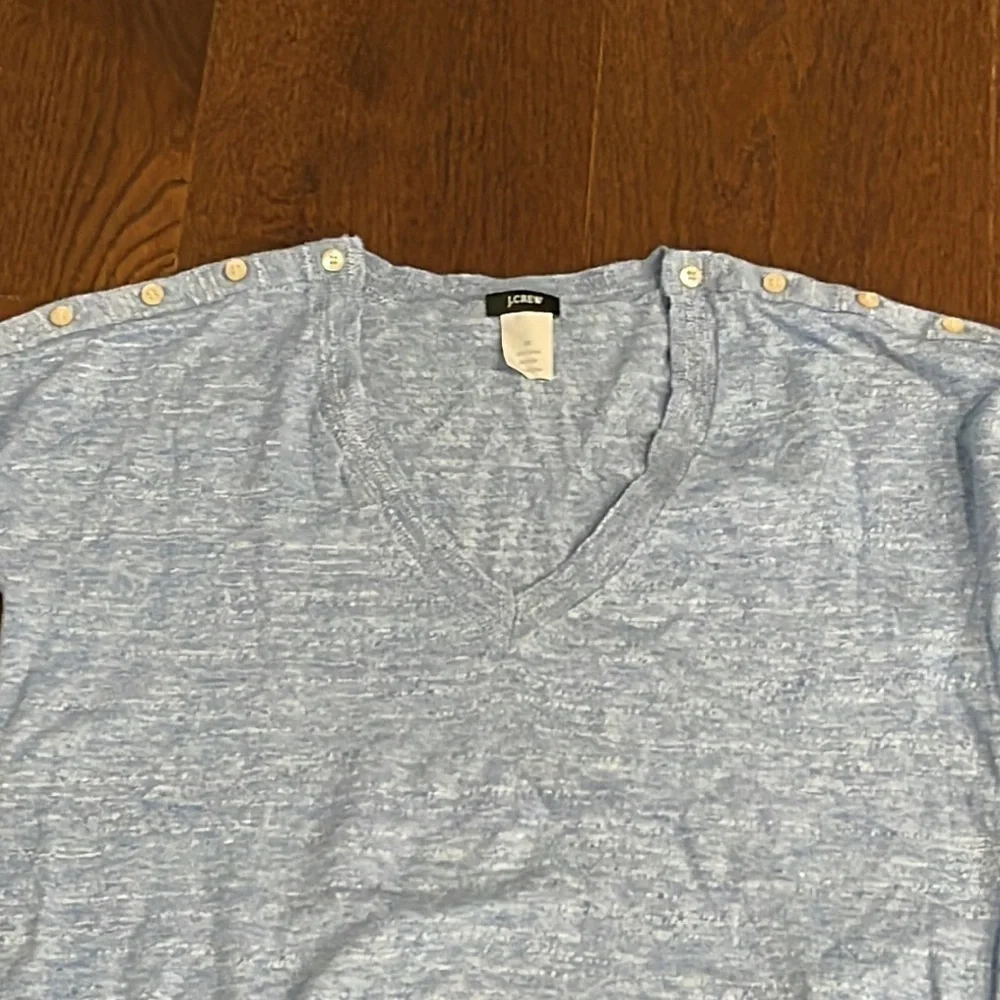 J. Crew V-Neck Blue Women’s Sweater Size XS